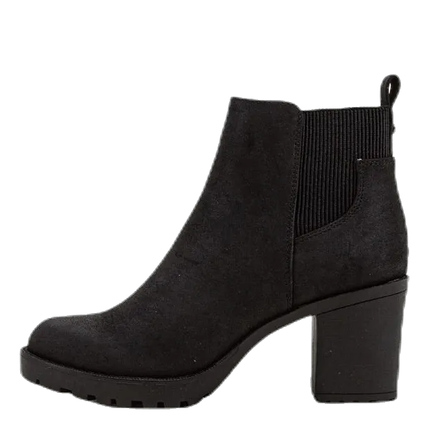 Barbara Heeled Bootie Black