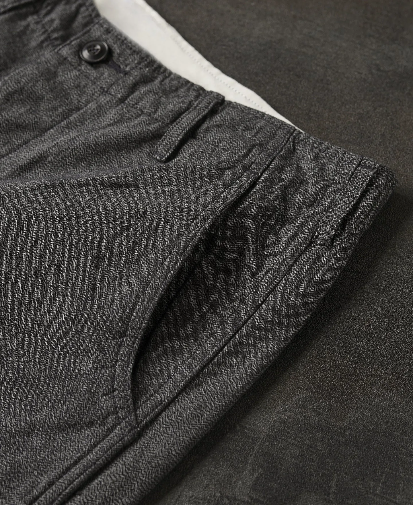 Black Chambray Work Pants