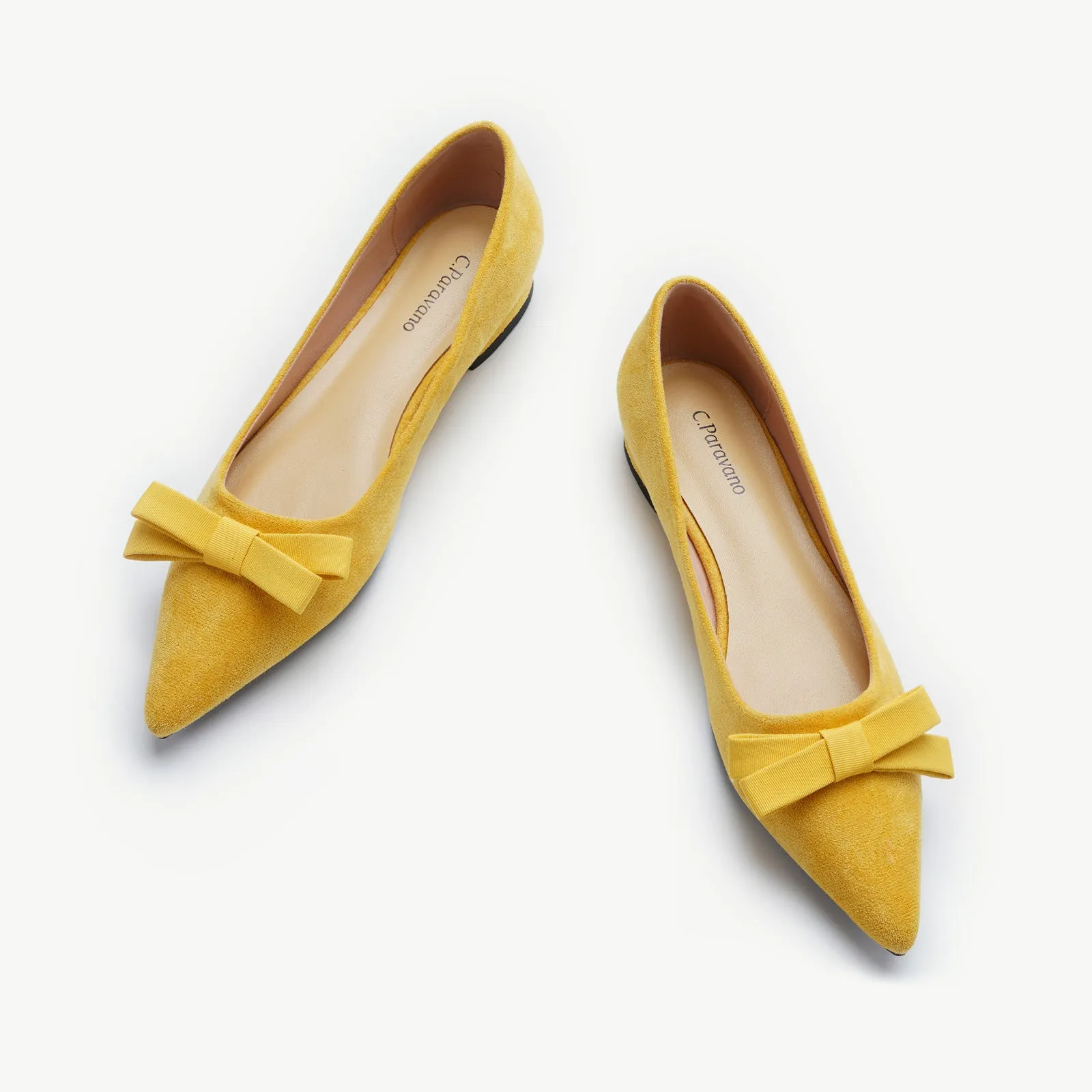 Bowknot Suede Flats (Aida)
