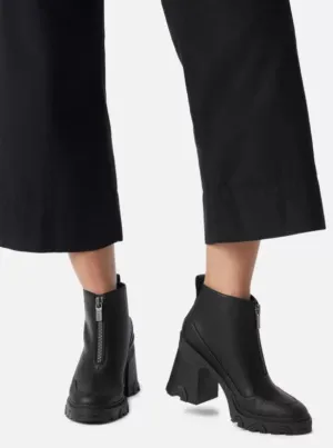 Brex Heel Zip [Black/Black]