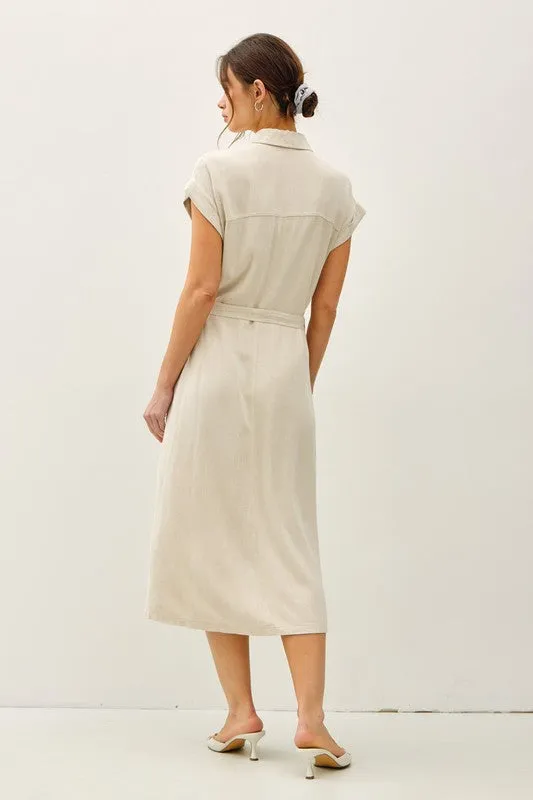 Dakota Linen Utility Dress