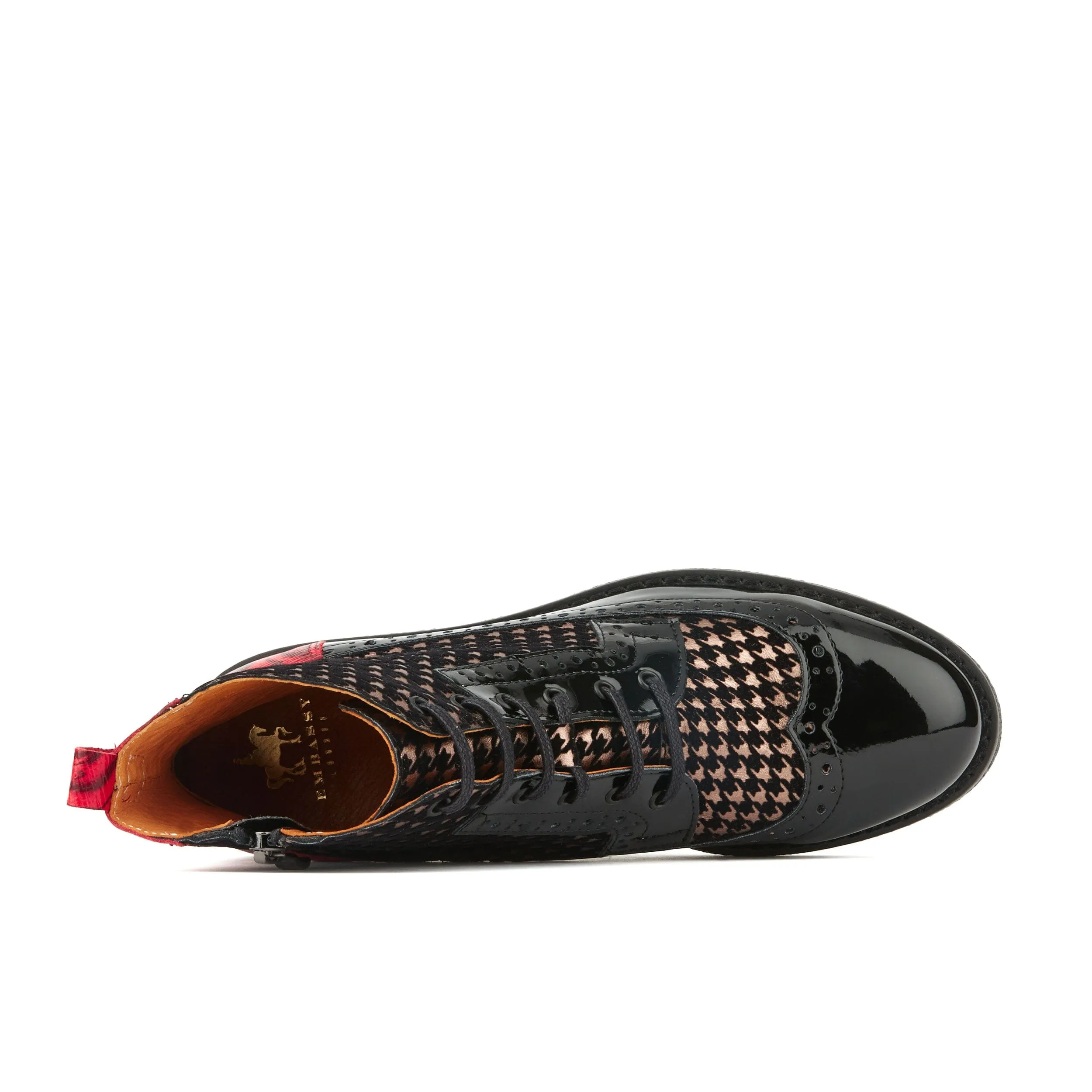Hatter - Red Rose & Houndstooth