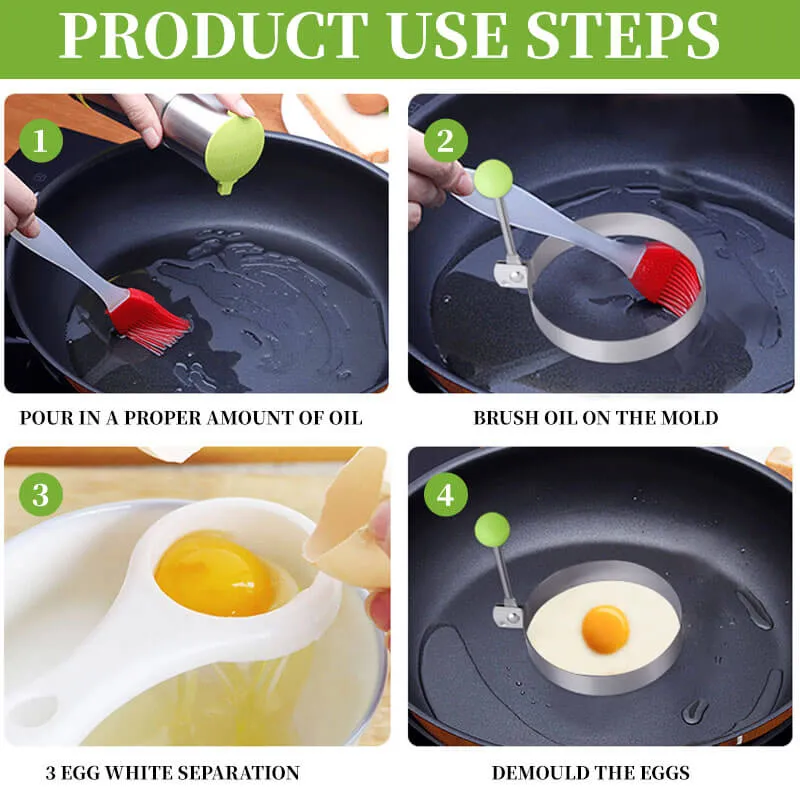 HOT SALE 49% OFFStainless Steel Fried Egg Molds