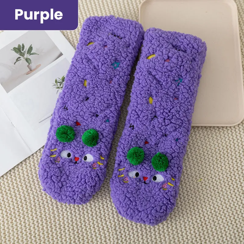 HOT SALE 49% OFFWomen's Fluffy Thick Slipper Socks