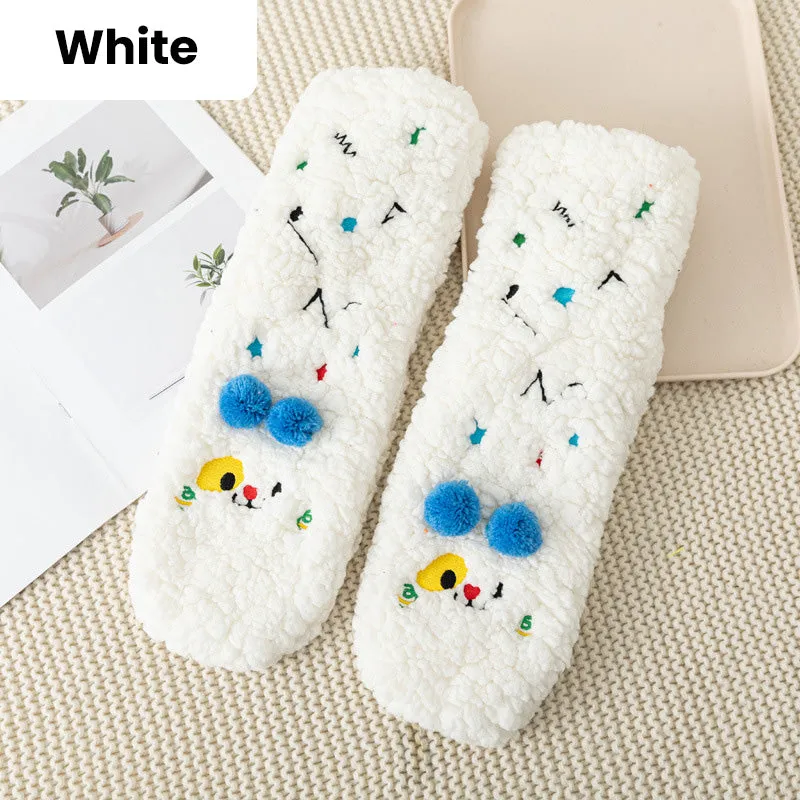 HOT SALE 49% OFFWomen's Fluffy Thick Slipper Socks
