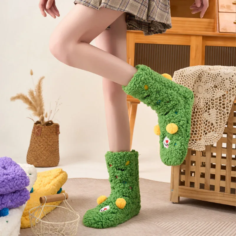 HOT SALE 49% OFFWomen's Fluffy Thick Slipper Socks