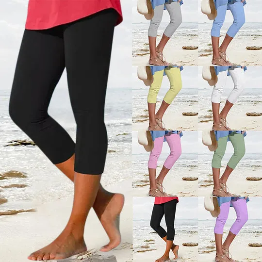 New Year Hot Sale 49% OFFWomen's Plain Casual Leggings
