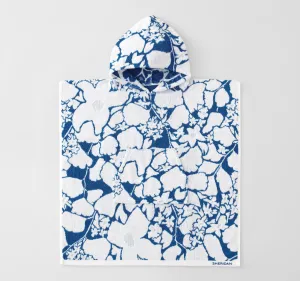 Nixie 65x65cm Kids Poncho Salte Blue