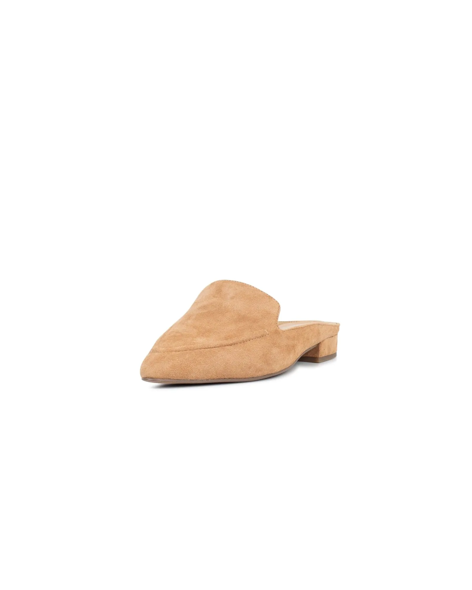 Pointed Toe Loafer Slides