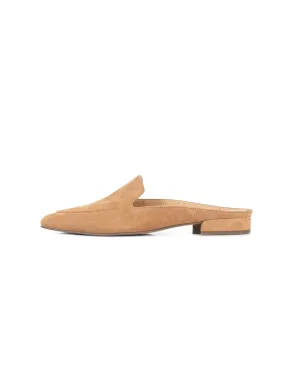 Pointed Toe Loafer Slides