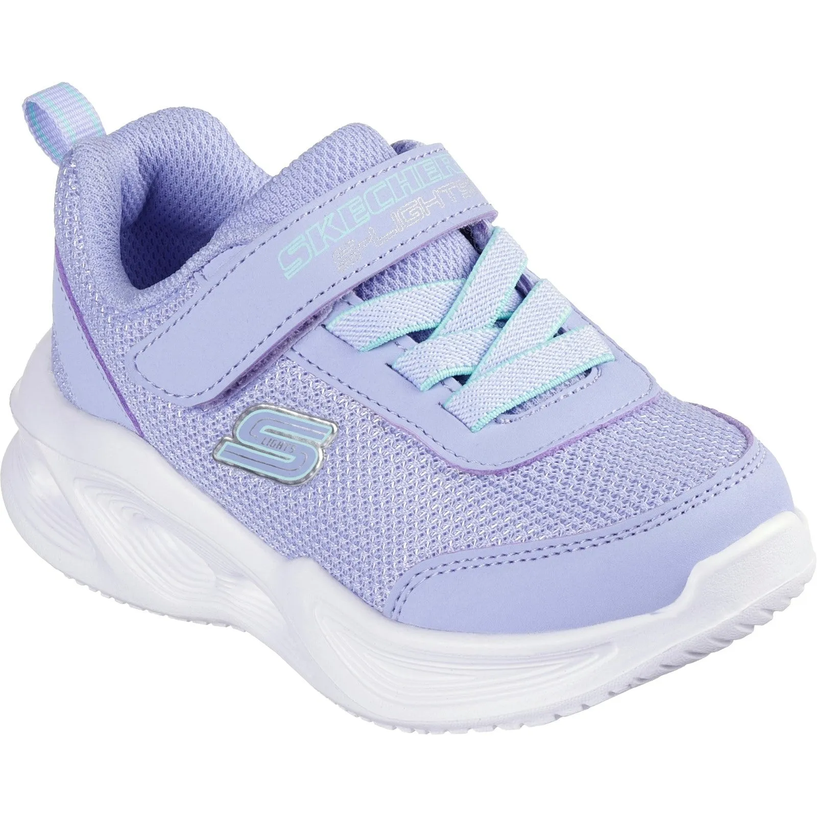 Skechers Sola Glow 303715N Kids Light-Up Sneakers - Periwinkle