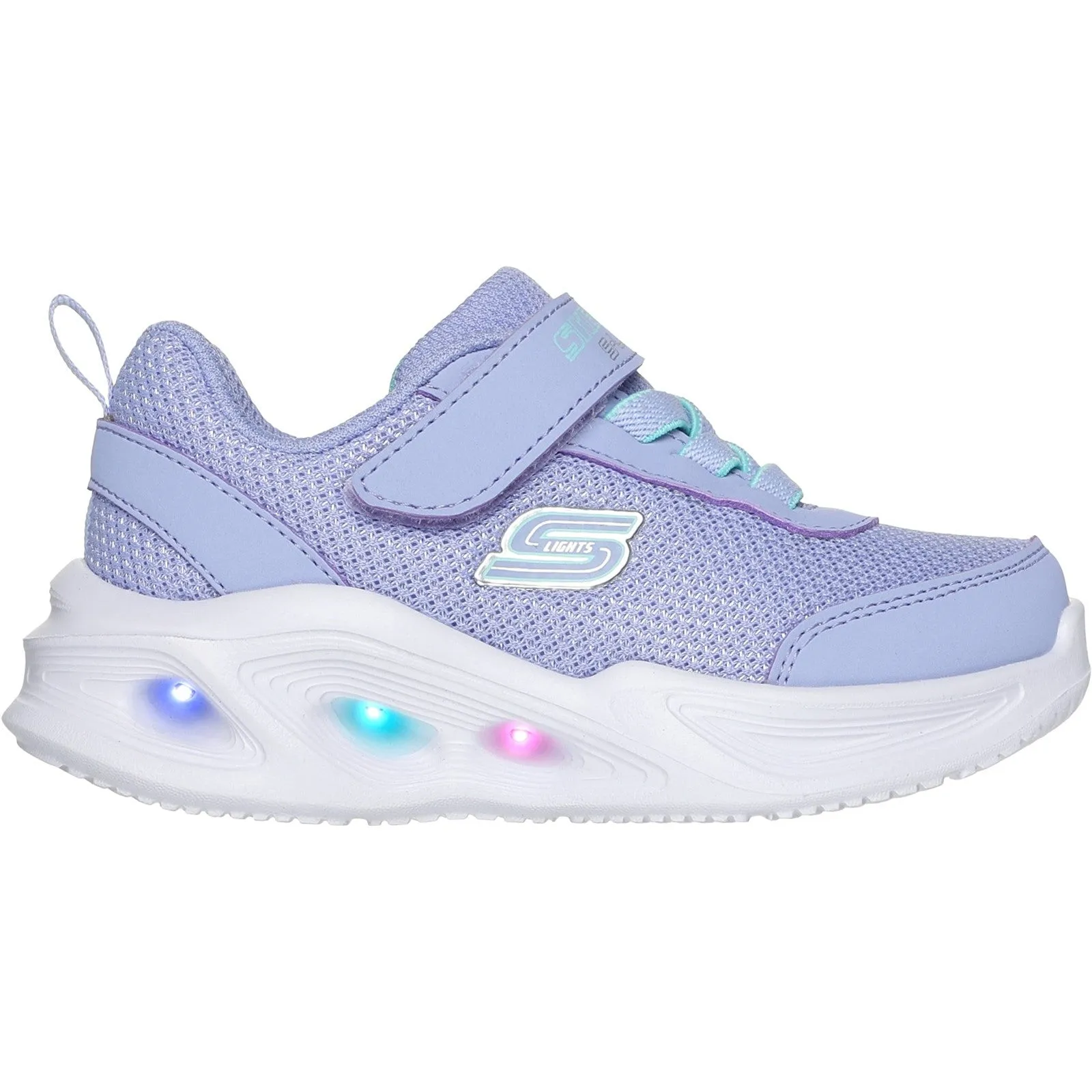 Skechers Sola Glow 303715N Kids Light-Up Sneakers - Periwinkle
