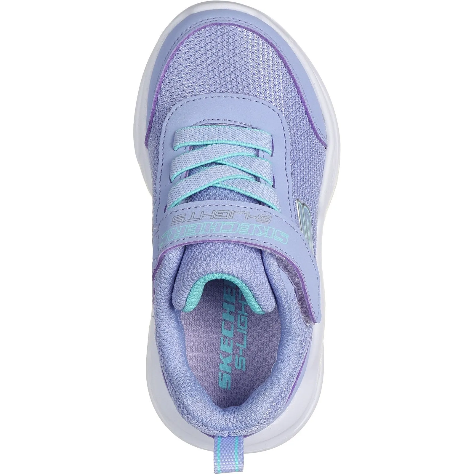 Skechers Sola Glow 303715N Kids Light-Up Sneakers - Periwinkle
