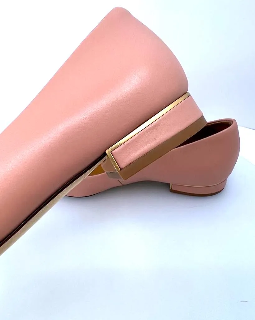 TORY BURCH GIGI POINTED TOE CALFSKIN LEATHER SHOES