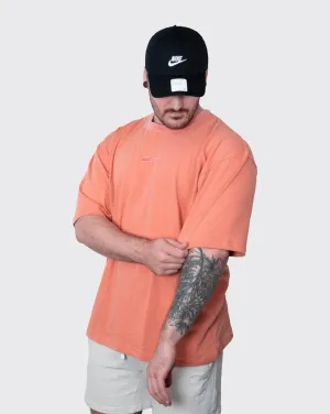trainers premium oversized tee tpot-coral