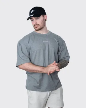 trainers premium oversized tee tpot-grey