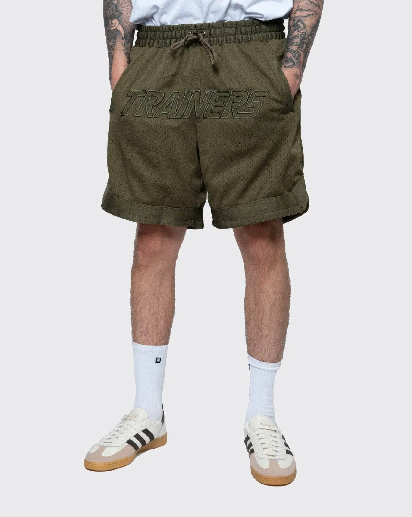 trainers tonal retro ball short ttrbs-olive
