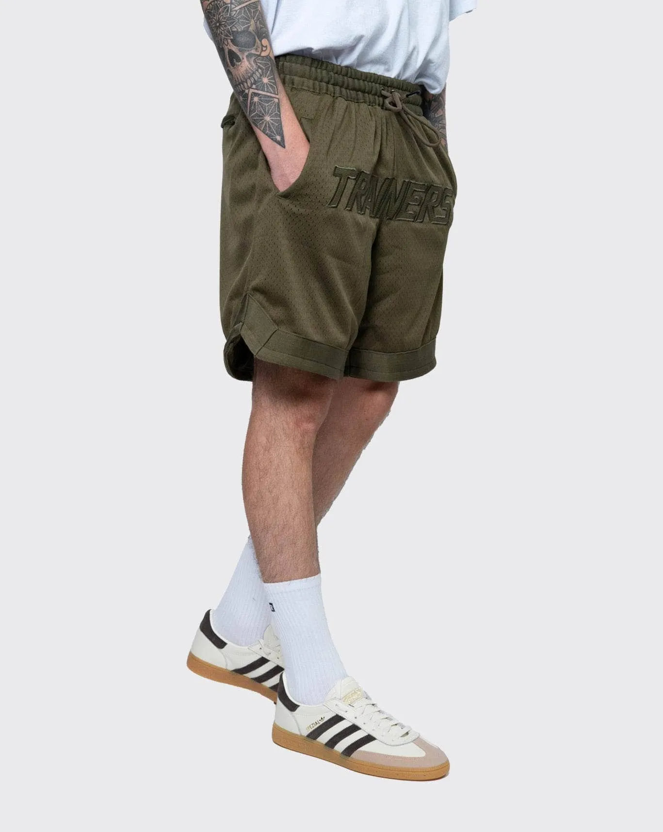 trainers tonal retro ball short ttrbs-olive
