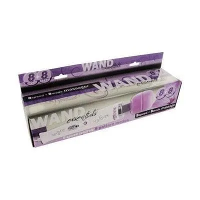 Wand Essentials 8 Speed 8 Function Wand Body Vibrating Massager with Flexible Head