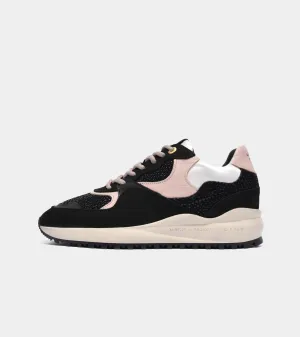 Womens Santa Monica  | Carbon Blush Stingray Suede Satin AFP193-01